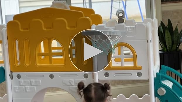 Amazon.com: 8-in-1 Toddler Indoor Playground with Slide